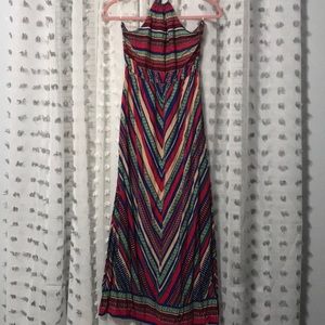 Tribal maxi dress